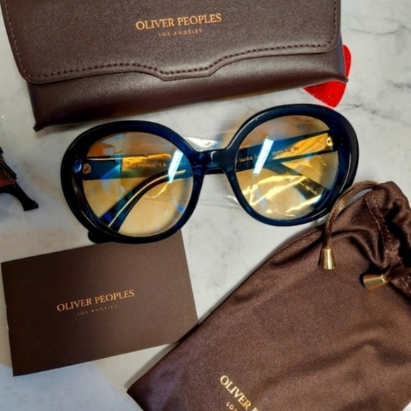 👑OLIVER PEOPLE WOMEN'S SUNGLASSES OV542óSU 1644Kó LEIDY INSPIRED IN 1970'S